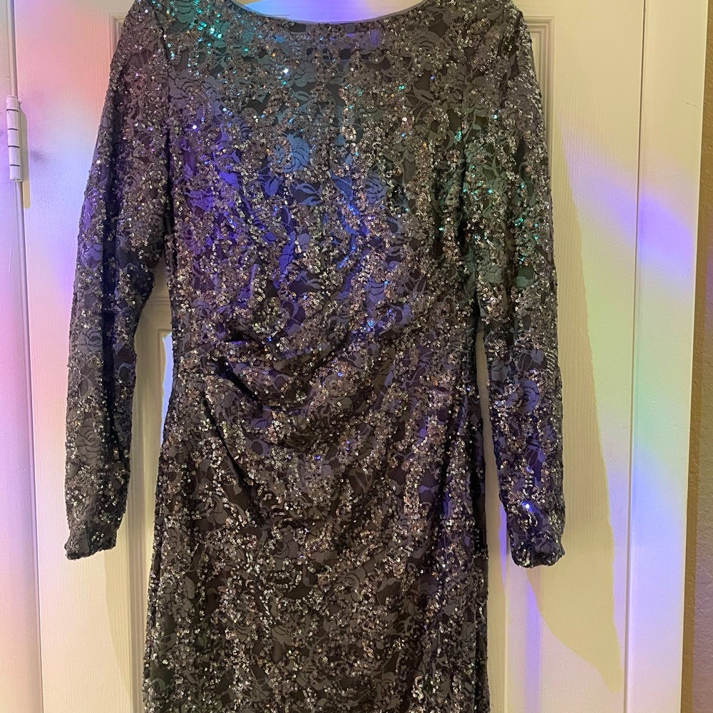 A woman’s Ralph Lauren evening size 8 dazzle them